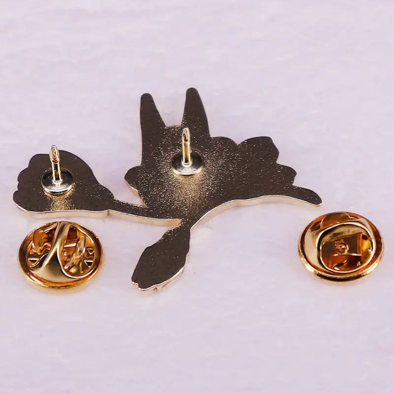 Cute Totoro Cherry Blossom Anime Brooch Accessory