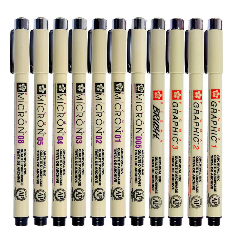 Wholesale Japan SAKURA Waterproof Drawing Pen Set