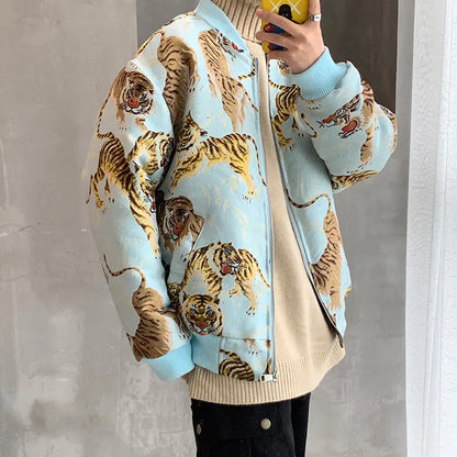 Embroidered Couples Street Dance Cotton Jacket