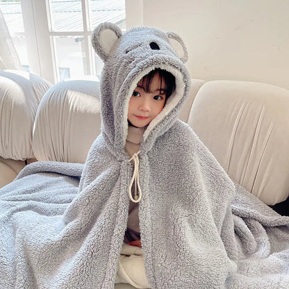 Winter Warm Shawl Blanket Cloak for Women