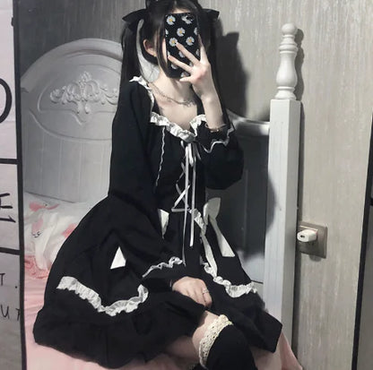 Japanese Style Cute Long Sleeve Princess Dress