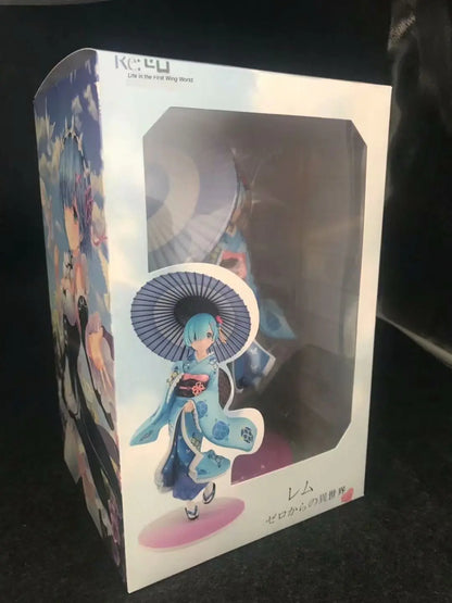 Isekai Kimono Rem Figure - Ukiyo-e Model Collectible