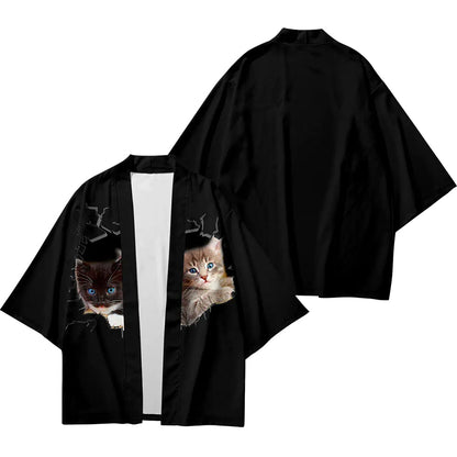 2023 Japanese Ukiyo-e Style Kimono Cardigan Shirt