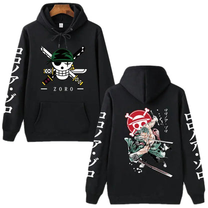 ONE PIECE Luffy Zoro Unisex Hoodie for Spring/Fall