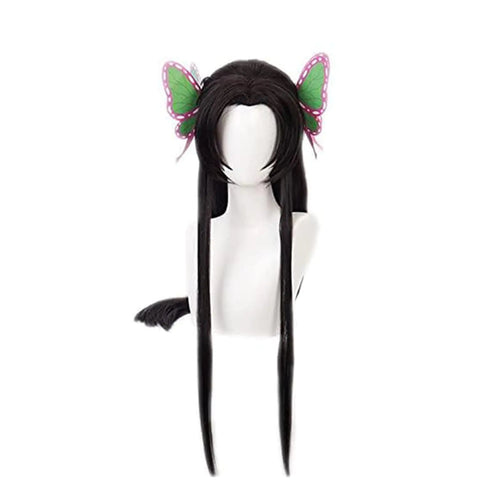 ZGNGLIZ Anime Cosplay wig for Demon Slayer: Kimetsu no Yaiba Characters Play Cosplay Wigs with Free Wig Cap (Kochou Kanae)
