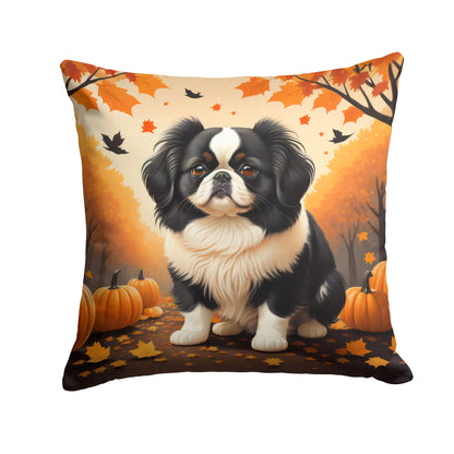 Japanese Chin Fall Throw Pillow