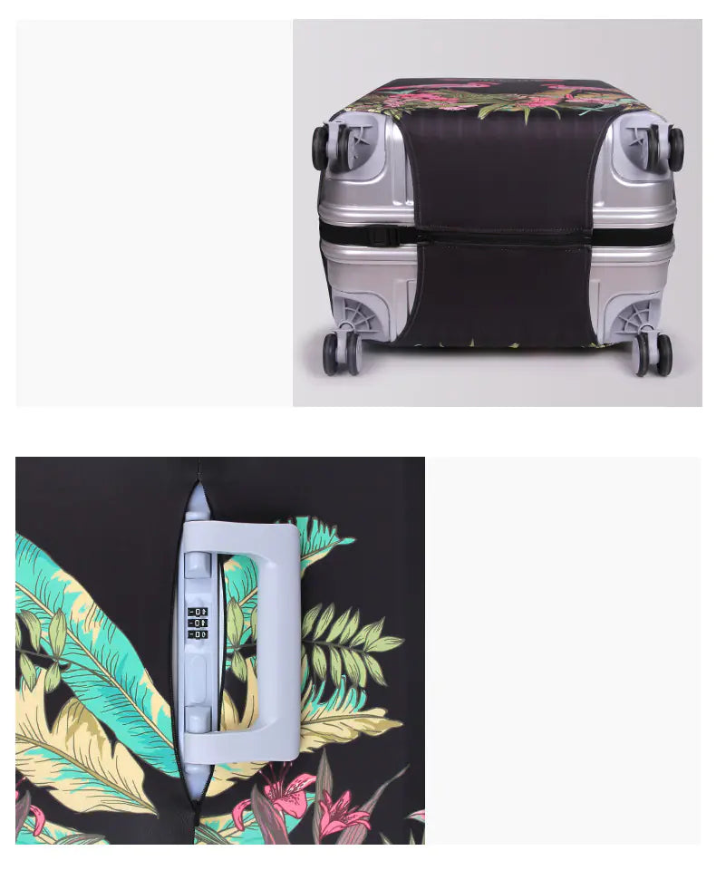 Flamingo Luggage Cover - Dustproof Travel Protector