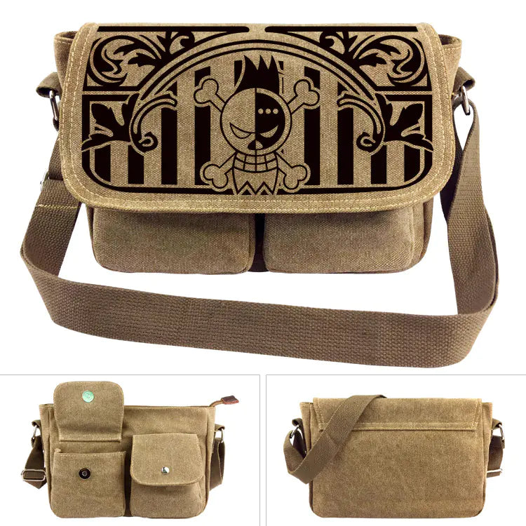 One Piece Canvas Shoulder Bag - Luffy Backpack