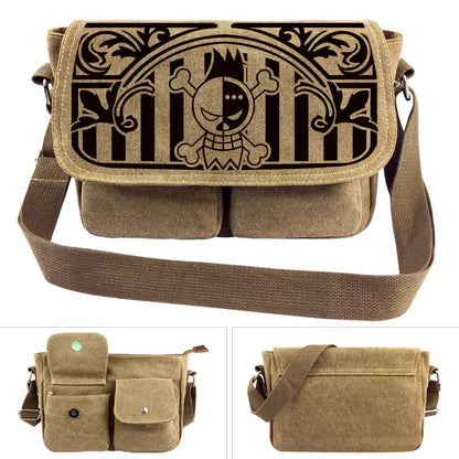 One Piece Canvas Shoulder Bag - Luffy Backpack
