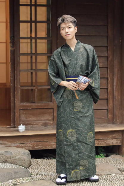 Japanese Kimono for Male Traditional Samurai Style