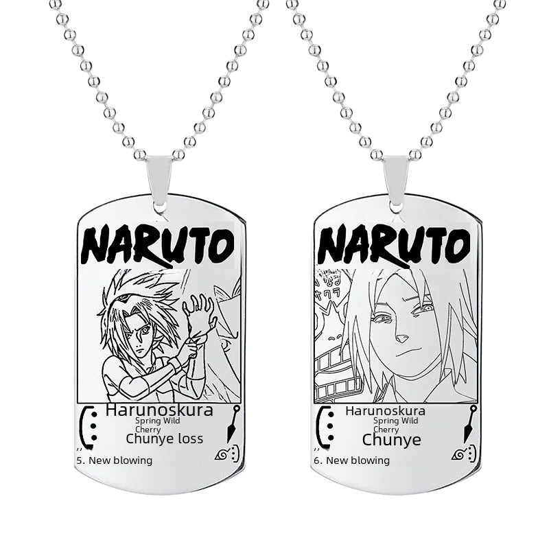 Anime Naruto Necklace with Keychain Pendant Gift