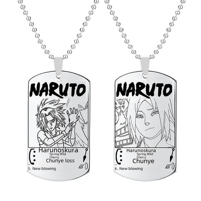 Anime Naruto Necklace with Keychain Pendant Gift