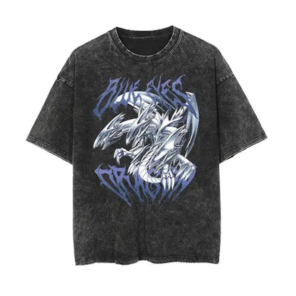 Vintage Yu Gi Oh Graphic T-Shirt for Men (Short Sleeve)