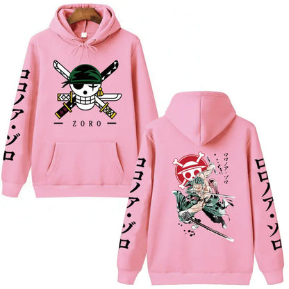 ONE PIECE Luffy Zoro Unisex Hoodie for Spring/Fall